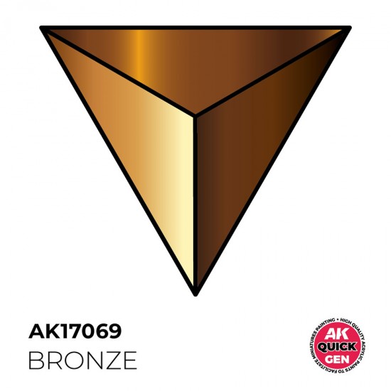 Acrylic Colour for Contrast Painting - Quick Gen #Bronze (18ml)