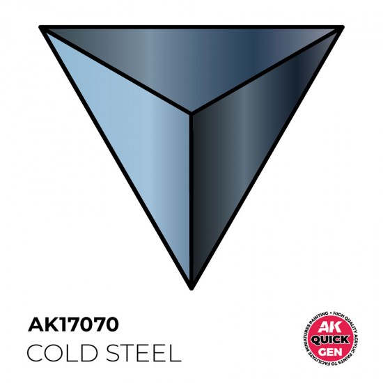Acrylic Colour for Contrast Painting - Quick Gen #Cold Steel (18ml)