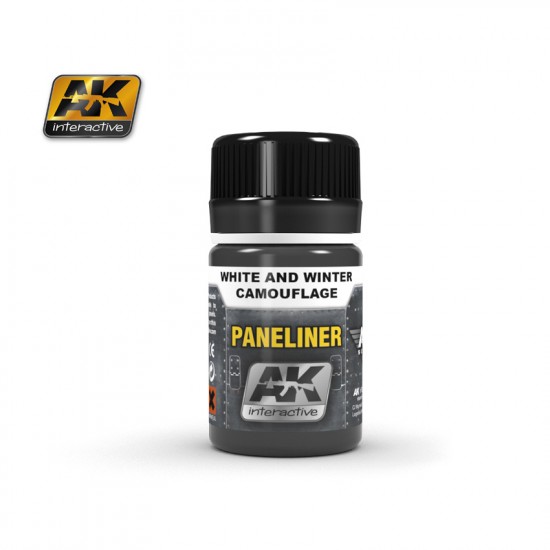 Enamel Paint - Paneliner for White and Winter Camouflage (35ml)