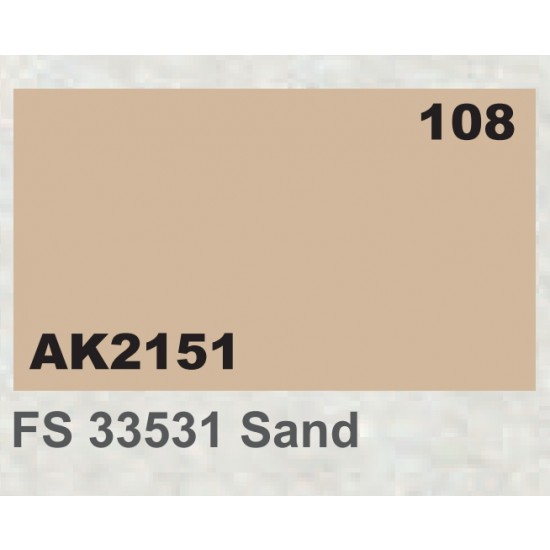 Acrylic Paint - FS 33531 Sand (17ml)
