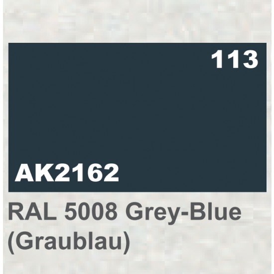 Acrylic Paint - RAL 5008 Grey-Blue Graublau (17ml)