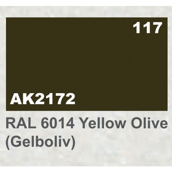 Acrylic Paint - RAL 6014 Yellow Olive Gelboliv (17ml)