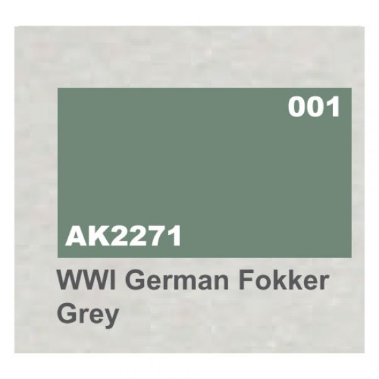 Aircraft Series Acrylic Paint - WWI German Fokker Grey (17ml)