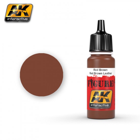 Figure Series Acrylic Paint - Red Brown / Red Brown Leather (17ml)