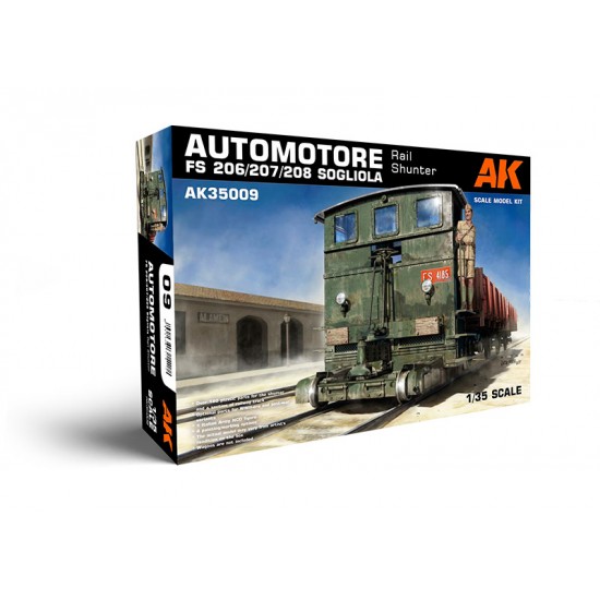1/35 Automotore FS 206/207/208 Sogliola Rail Shunter