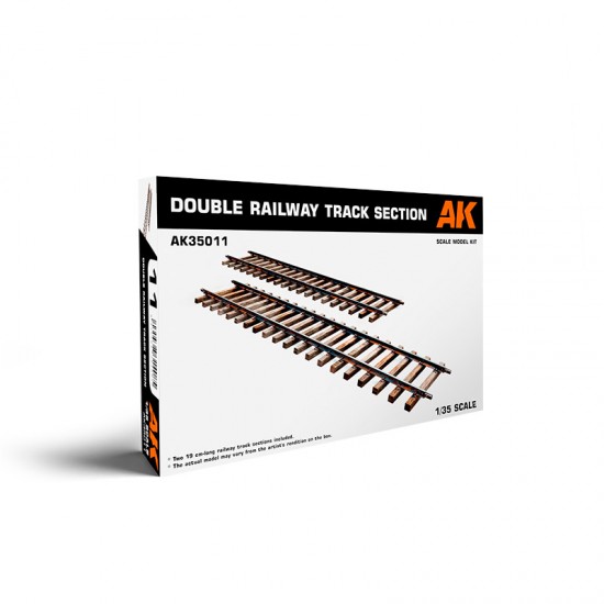 1/35 Double Railway Track Section
