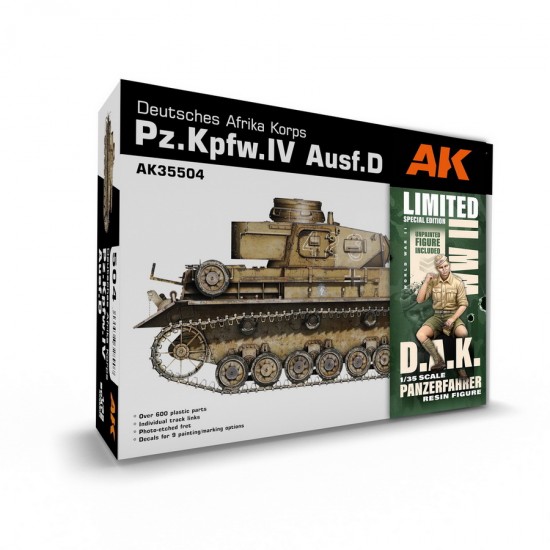 1/35 Pz.Kpfw.Iv Ausf.D Afrika Korps & Dak Panzerfahrer