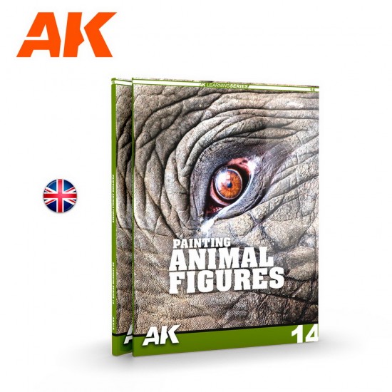AK Learning Vol.14 Painting Animal Figures (English, 88 pages, Soft cover)