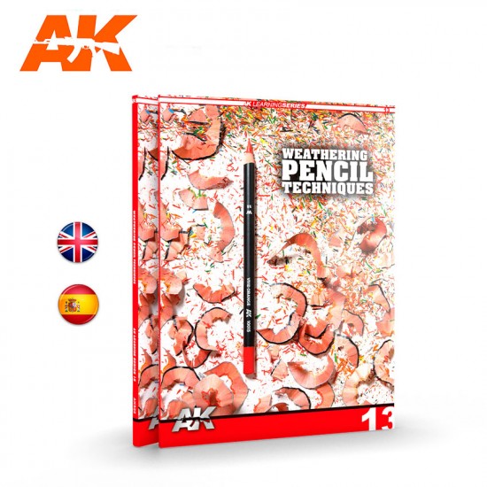 AK Learning Vol.13 Weathering Pencil Techniques (English, 96 pages)
