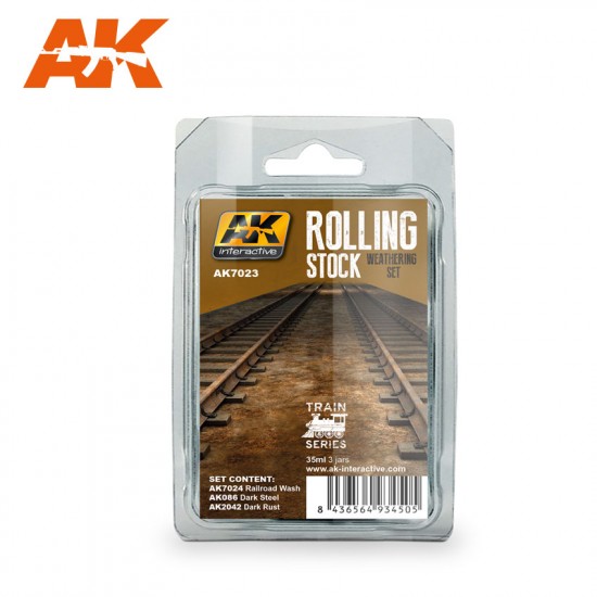 Rolling Stock Weathering Set - Train Series (35ml x 3)