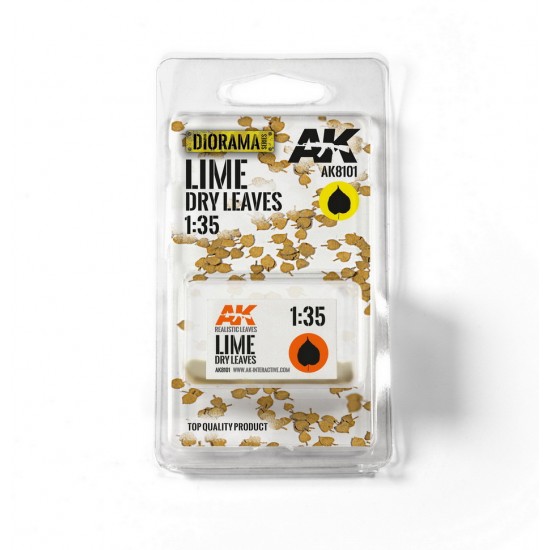 1/35 Lime Dry Leaves (laser-cut)