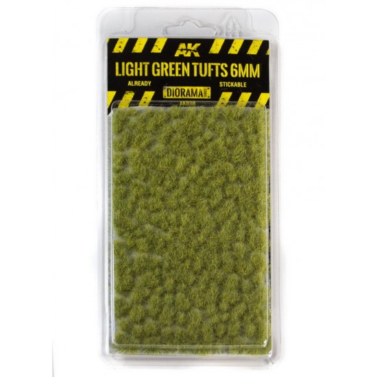 Light Green Tufts 6mm (self-adhesive)