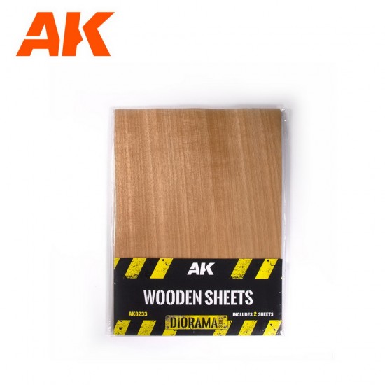 Wooden Sheets (2pcs, A4)