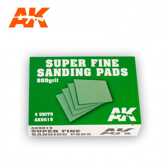 Super Fine Sanding Pads #800 Grit (4pcs)