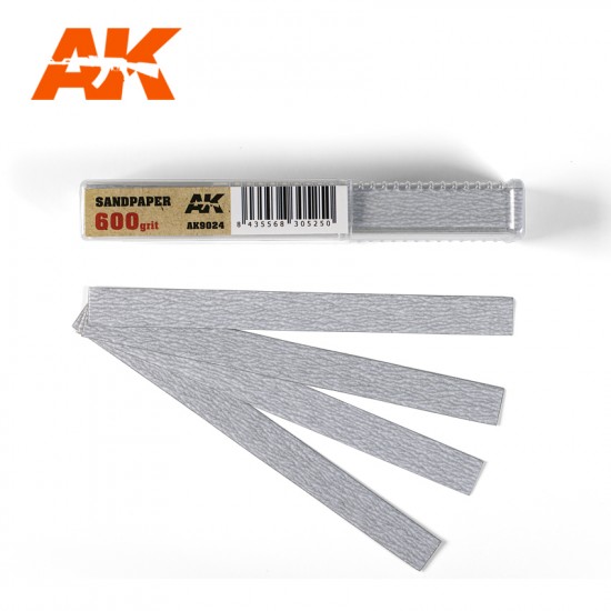 Dry Sandpaper 600 Grit (50pcs)