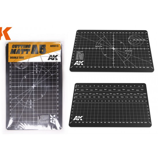 Double Side Cutting Mat (A5 size, recycled PVC)