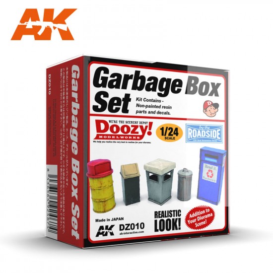 1/24 Garbage Box Set (resin & decals)