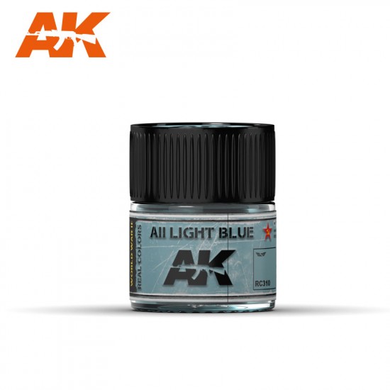 Real Colours Aircraft Acrylic Lacquer Paint - AII Light Blue (10ml)