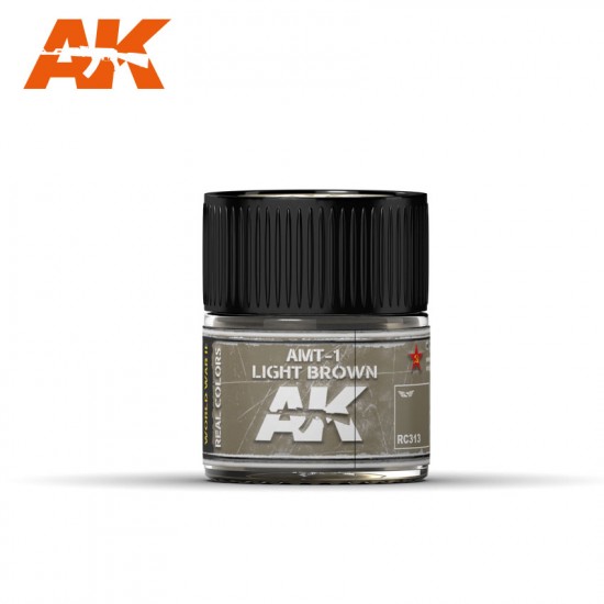 Real Colours Aircraft Acrylic Lacquer Paint - AMT-1 Light Brown (10ml)