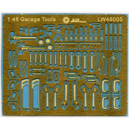 1/48 Mechanic Tools (Connectionless Photoetch)