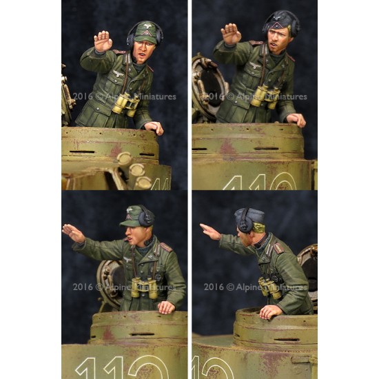 1/35 Tiger Commander Tunisia (1 Figure with 2 Different Heads)