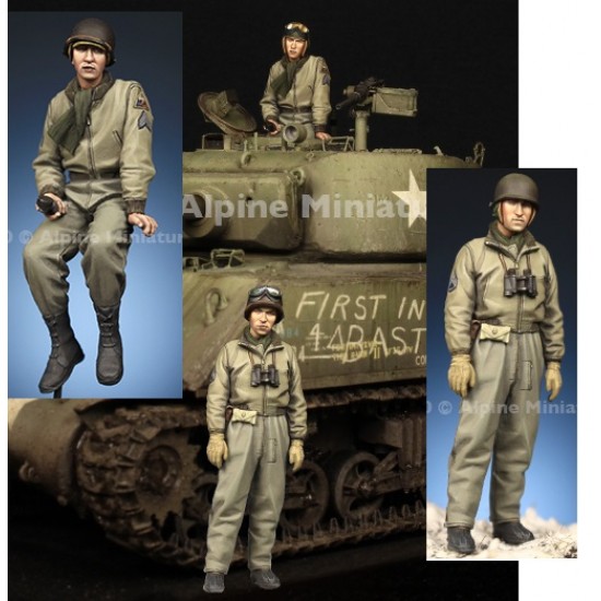 1/35 WWII US Tank Commander Set (2 figures)