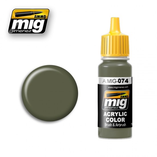 Acrylic Paint - Green Moss (17ml)