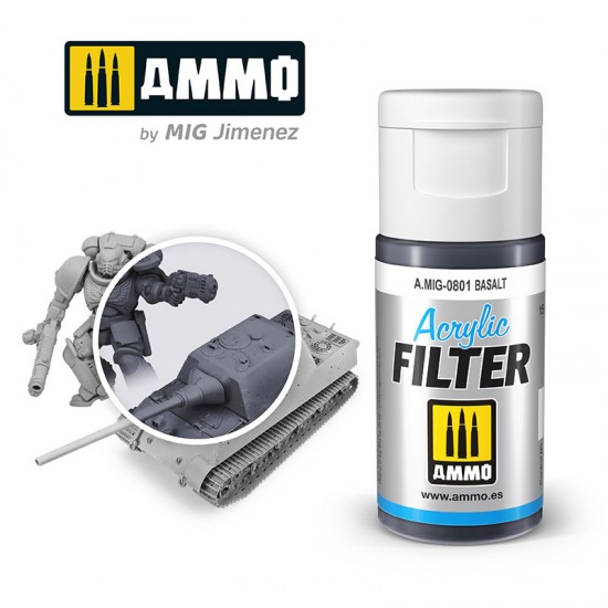 Acrylic Filter - Basalt (15ml, water-soluble)