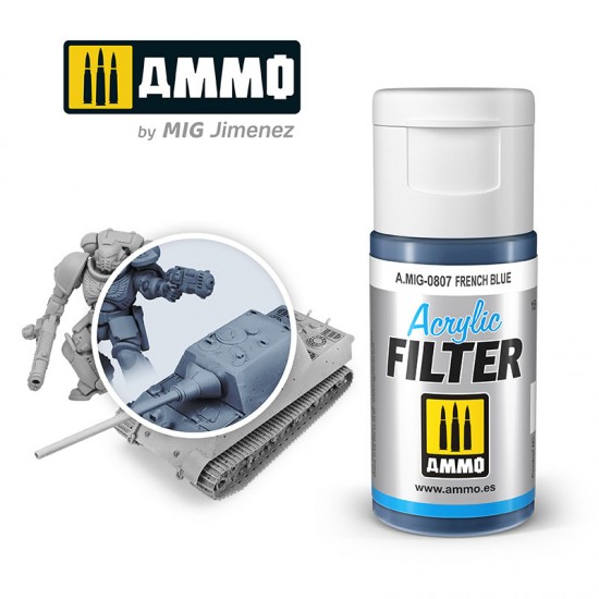 Acrylic Filter - French Blue (15ml, water-soluble)