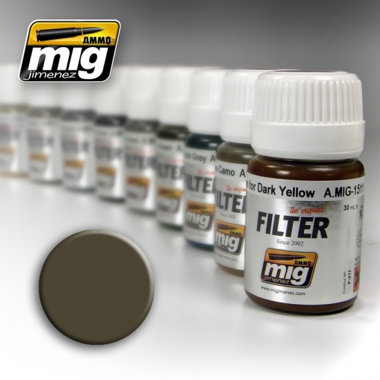 Filter - Dark Grey for White (Enamel Based, 30ml)