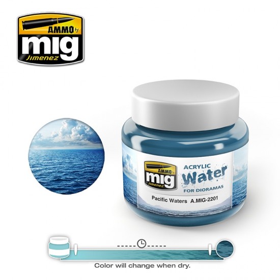 Acrylic Water For Dioramas - Pacific Waters (250ml)