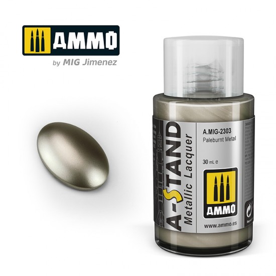 A-STAND Metallic Lacquer - Pale burnt Metal (30ml)