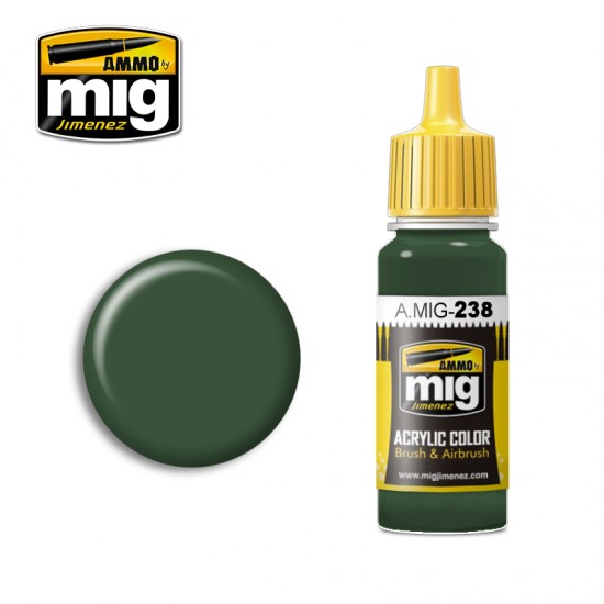 Acrylic Paint - FS 34092 Medium Green (17ml)