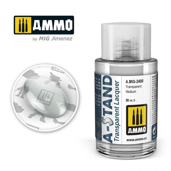 A-STAND Transparent Lacquer - Medium (30ml)