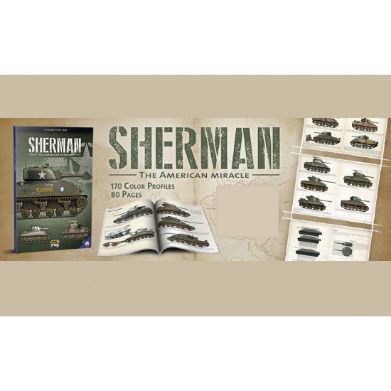 Colour Book - Sherman: The American Miracle (English, 80 pages)