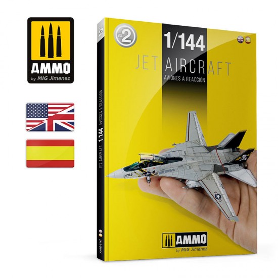 Jet Aircraft 1/144 (Multilingual: English and Spanish, 164 pages)