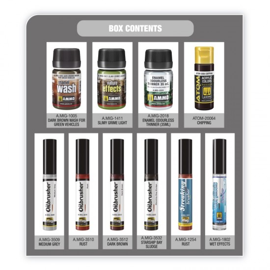 Super Pack - Weathering for Ships and Submarines (10 jars)