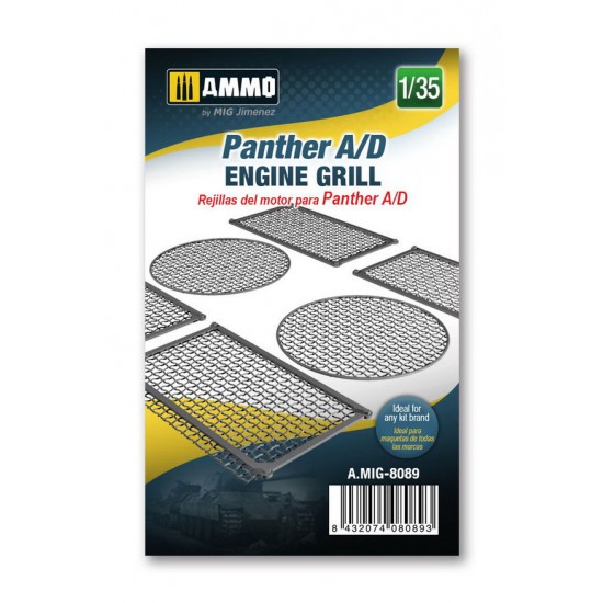 1/35 Panther A/D Engine Grilles