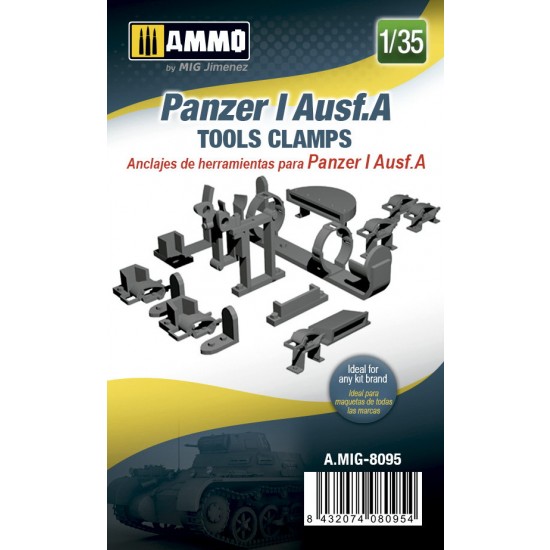 1/35 Panzer I Ausf.A Tools Clamps