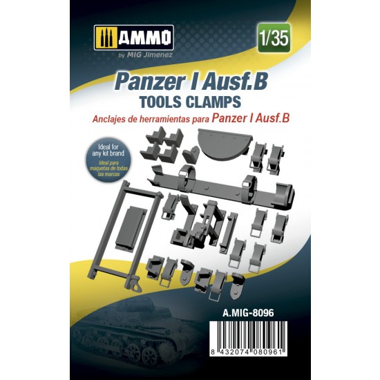 1/35 Panzer I Ausf.B Tools Clamps