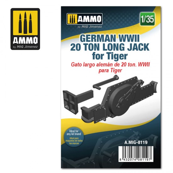 1/35 German WWII 20 ton Long Jack for Tiger (resin kit)