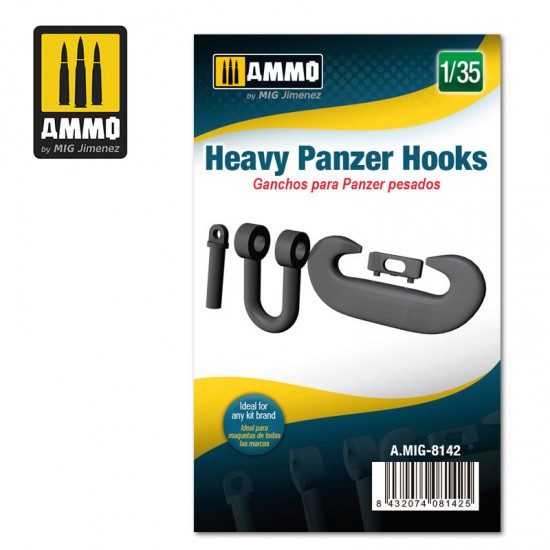 1/35 Heavy Panzer Hooks - Ganchos Para Panzer Pesados