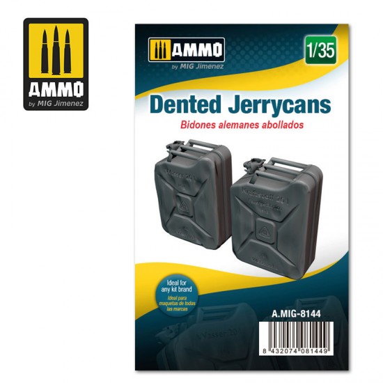 1/35 Dented Jerrycans - Bidones Alemanes Abollados