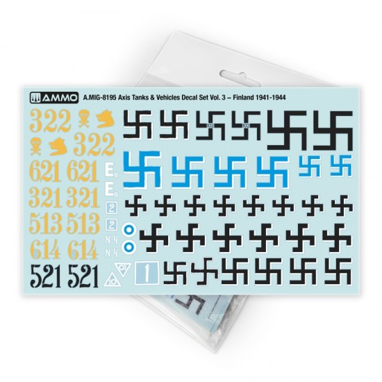 1/35 Axis Tanks and Vehicles Decal Set Vol. 3 - Finland 1941-1944