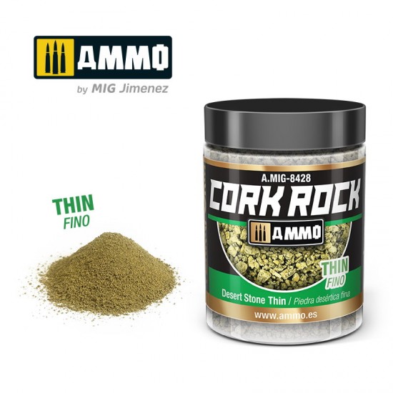 Terraform Cork Rock Desert Stone Thin (synthetic cork in 100ml jar)