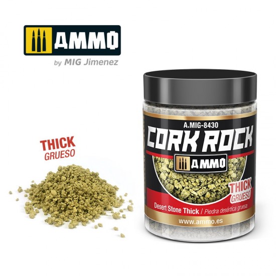 Terraform Cork Rock Desert Stone Thick (synthetic cork in 100ml jar)