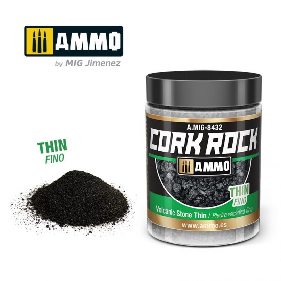 Terraform Cork Rock Volcanic Rock Thin (synthetic cork in 100ml jar)