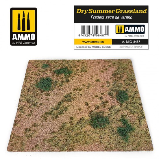 Scenic Mat - Dry Summer Grassland (245mm x 245mm)