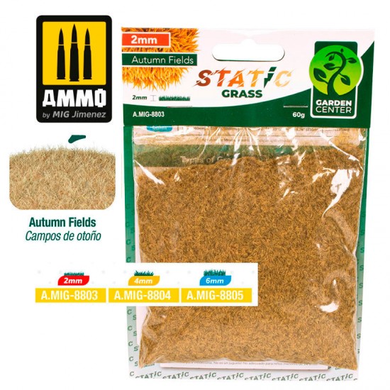 Static Grass - Autumn Fields Fibre Length: 4mm (60gr/bag)