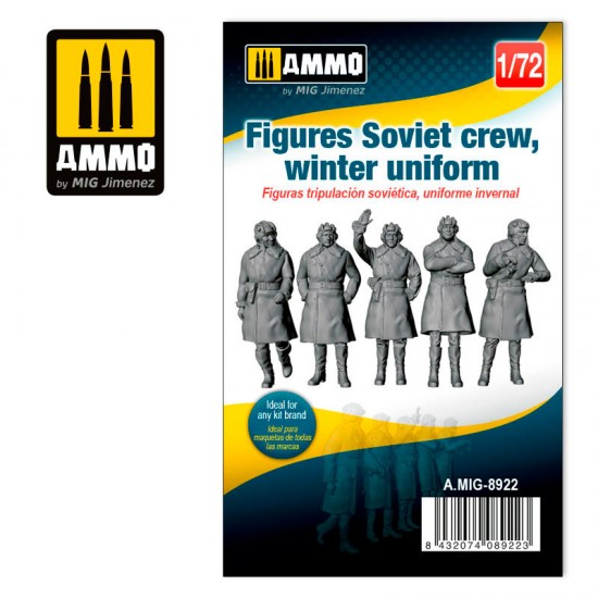 1/72 Soviet Crew Winter Uniform (5 figures)